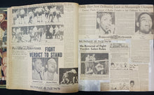 Load image into Gallery viewer, 1941-1943 Best Extraordinary Vintage Scrapbook on Boxing (18.5&quot;x18.5&quot;x3&quot; thick)
