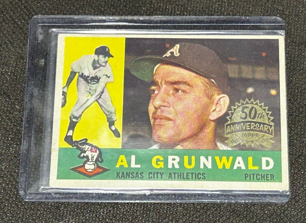 2009 Topps Heritage 50th Anniversary 1960 Buybacks #427 Al Grunwald Brown Back