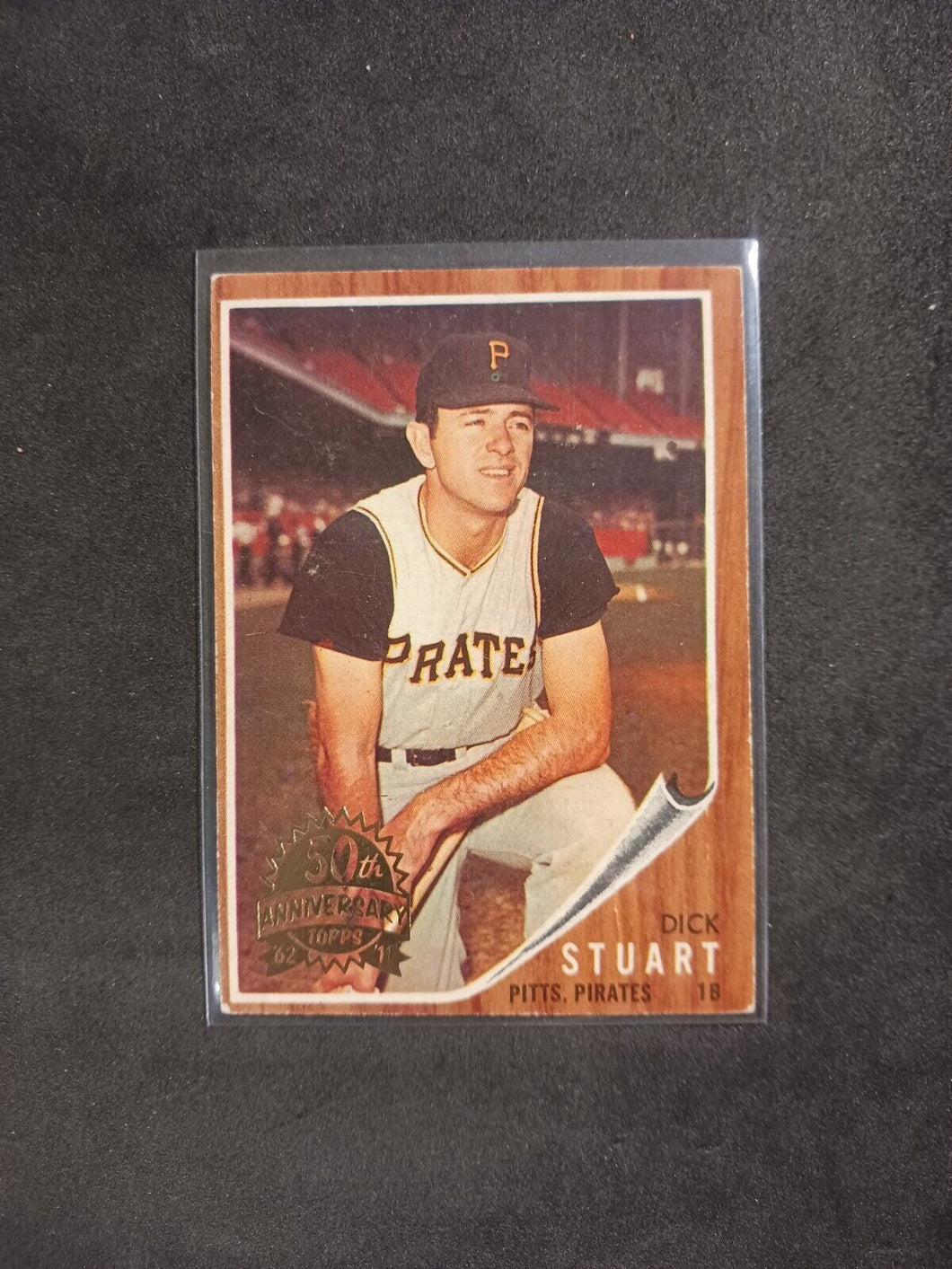 2011 Topps Heritage 50th Anniversary 1962 Buybacks #160 Dick Stuart Brown Back