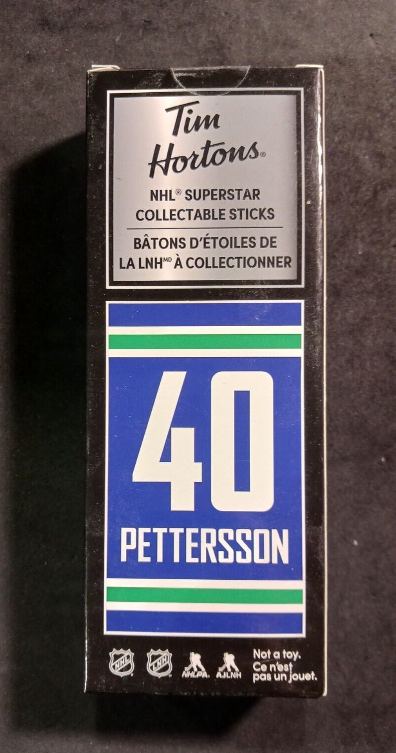 2020 Tim Hortons NHL Superstar Collectable Sticks Pettersson #40 Sealed