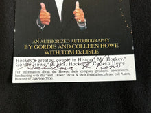 Load image into Gallery viewer, Gordie Howe Signed Promo Card with COA JSA
