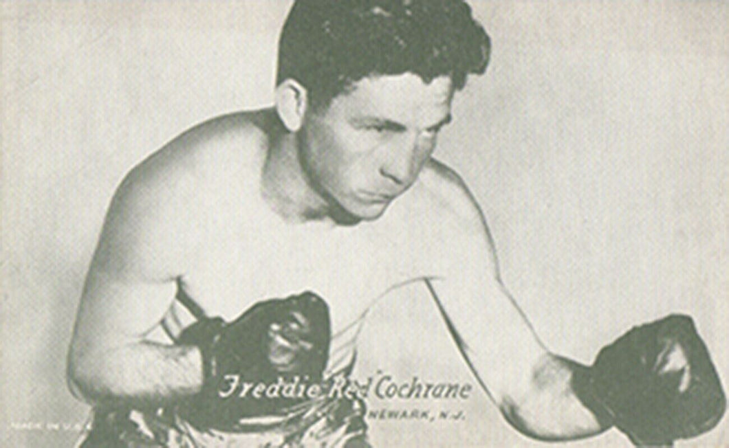 Vintage 1940’s Boxing Exhibit Card-Freddie “Red” Cochrane