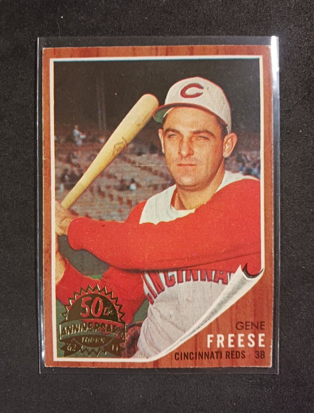 2011 Topps Heritage 50th Anniversary 1962 Buybacks Gene Freese #205 Brown Back A