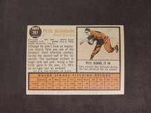 Load image into Gallery viewer, 2011 Topps Heritage 50th Anniversary 1962 Buybacks Pete Burnside #207 BrownBackB
