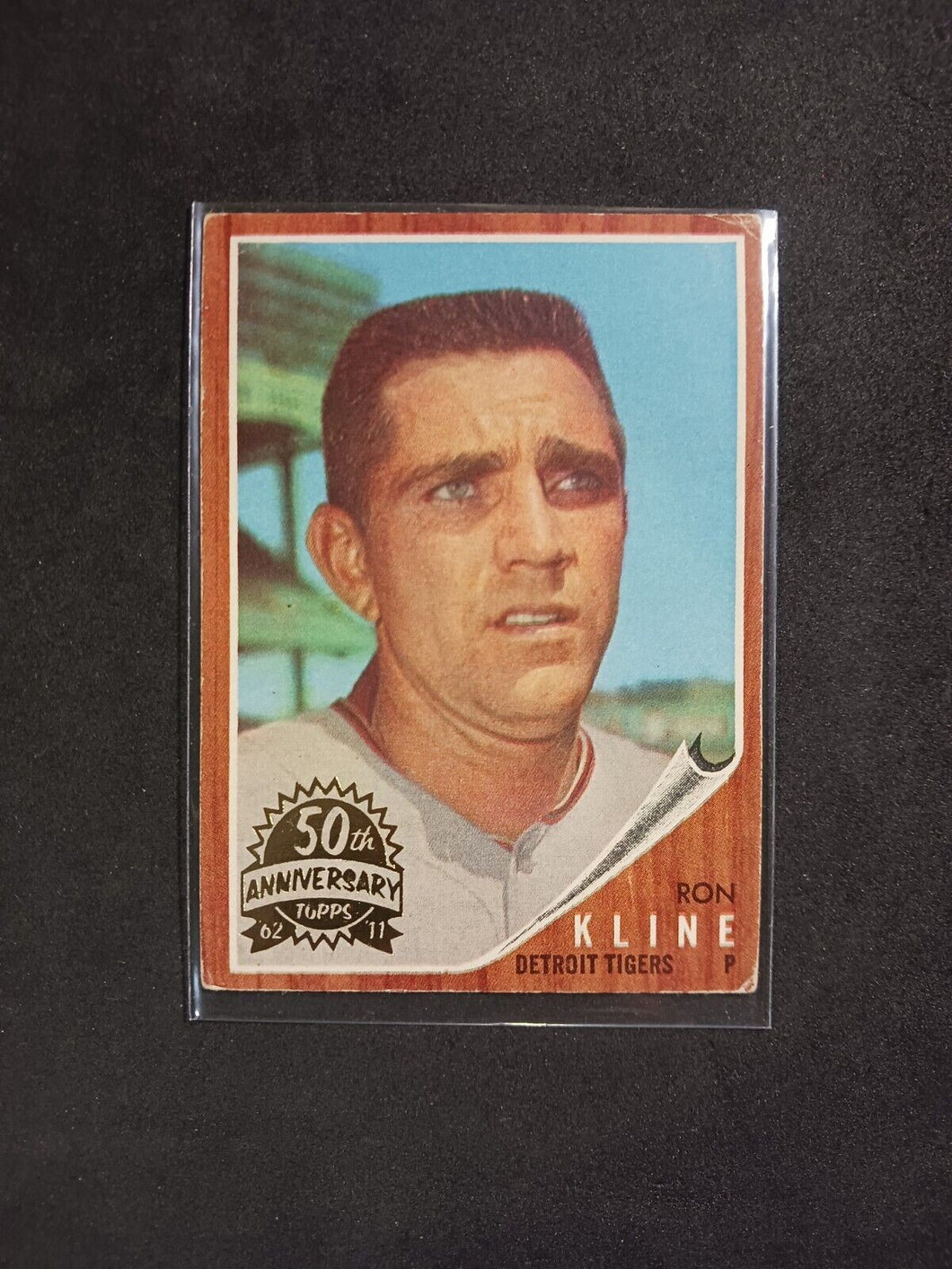 2011 Topps Heritage 50th Anniversary 1962 Buybacks Ron Kline #216 Brown Back A