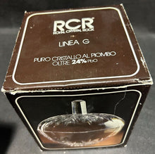 Load image into Gallery viewer, RCR Linea G Puro Cristallo Al Piombo Oltre 24% PbO Crystal Container
