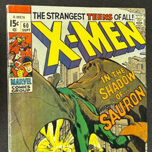 Load image into Gallery viewer, 1969 Marvel Comics X-Men Issue #60, VG+ 4.5 condition, Neil Addams Art
