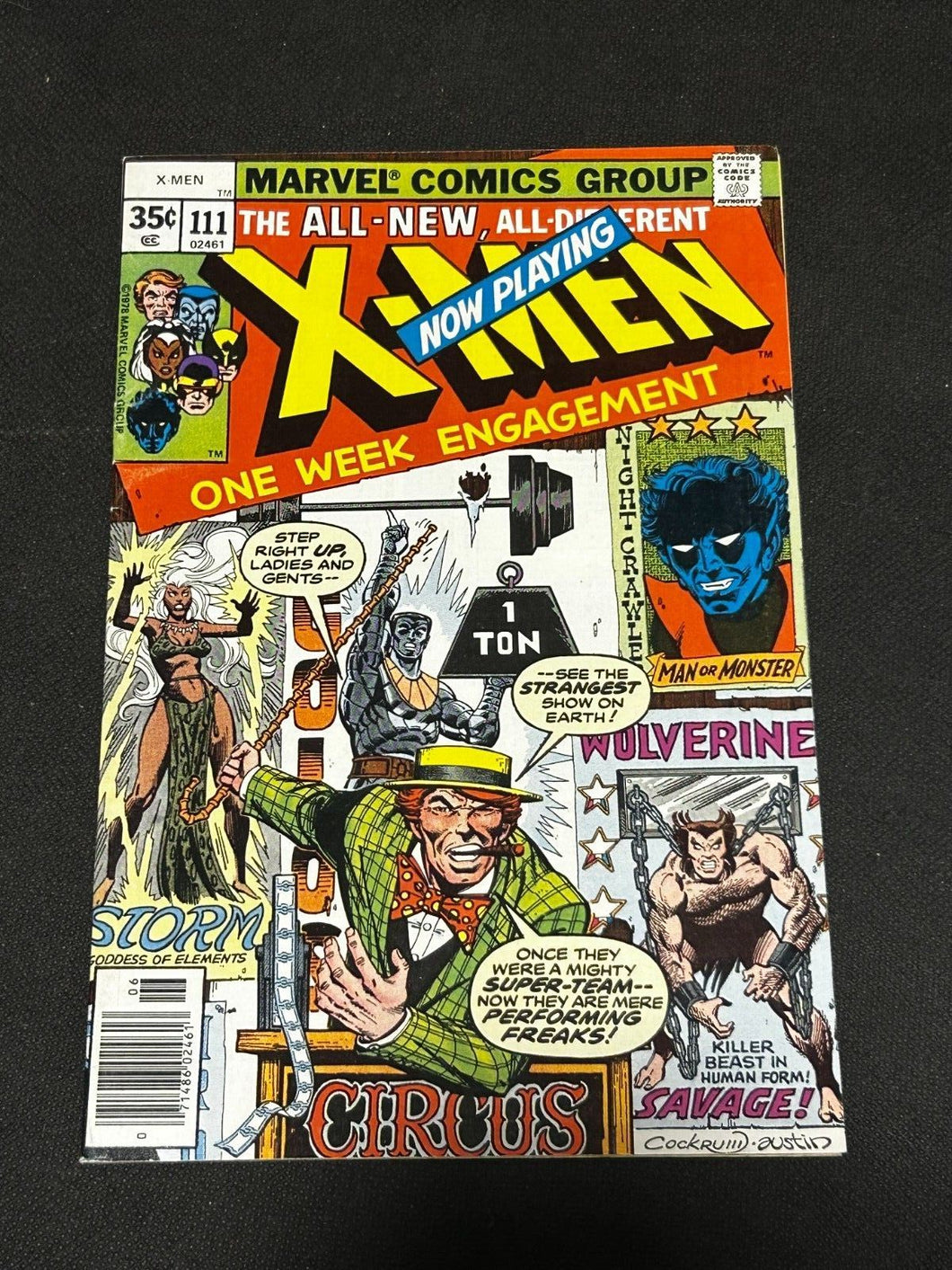 1978 Marvel Comics X-Men Issue #111, F+ Condition