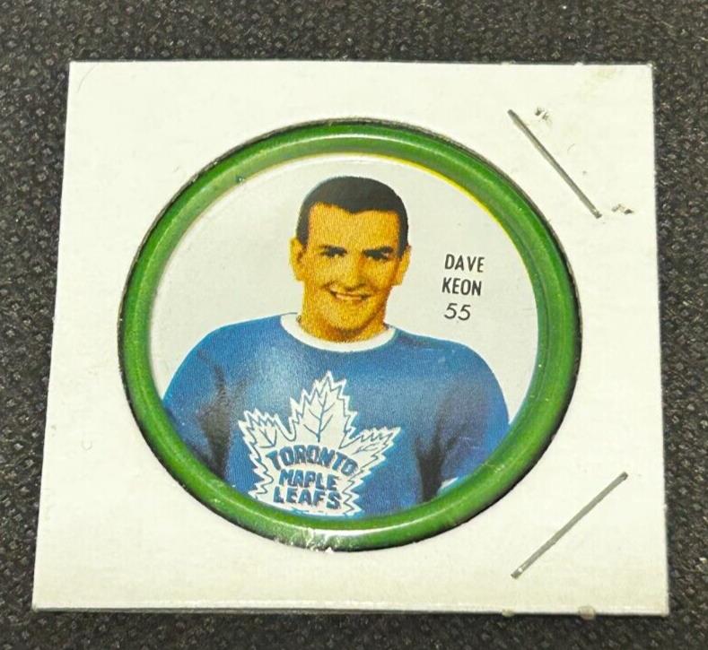 1962-63 Shirriff Hockey Coin Mint Dave Keon #55, Toronto Maple Leafs