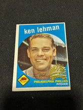 Load image into Gallery viewer, 2008 Topps Heritage 50th Anniversary 1959 Buybacks #31 Ken Lehman White Back
