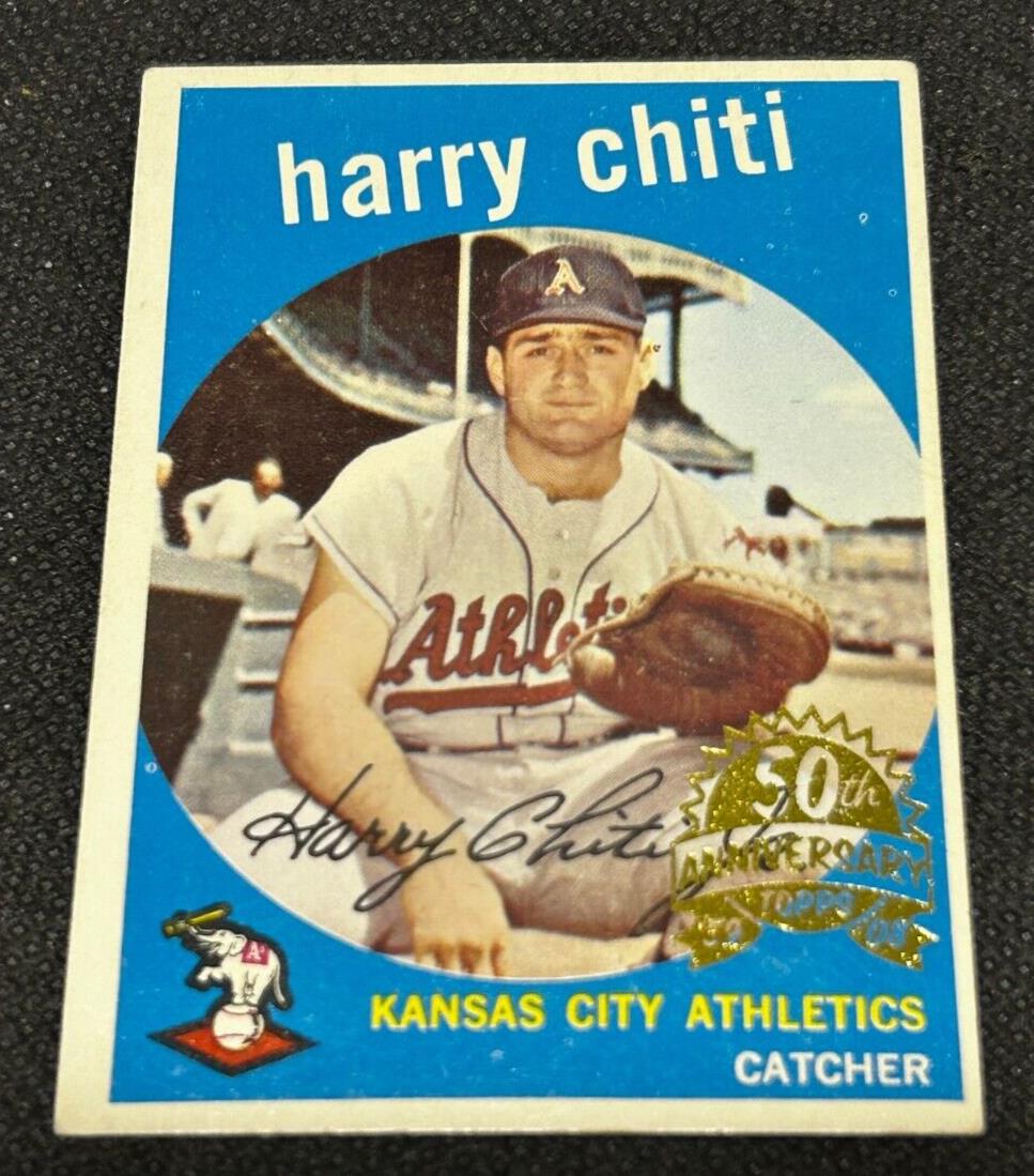 2008 Topps Heritage 50th Anniversary 1959 Buybacks #79 Harry Chiti White Back B