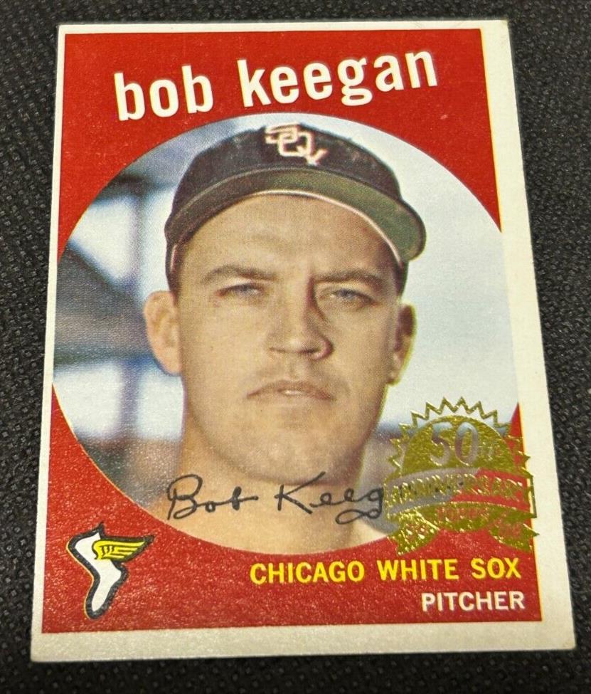 2008 Topps Heritage 50th Anniversary 1959 Buybacks #86 Bob Keegan White Back
