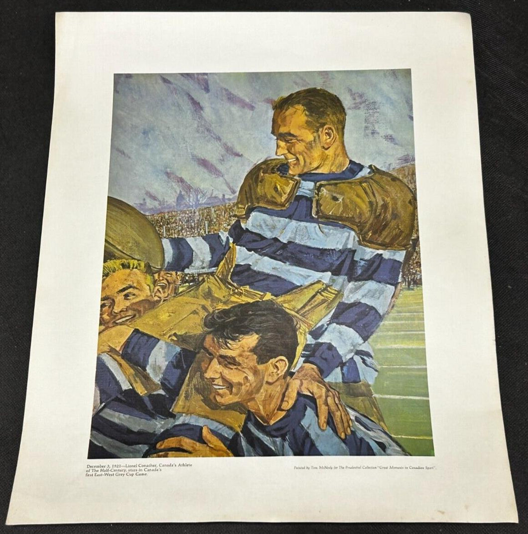 Prudential Great Moments CDN Sports Dec 3 1921 Lionel Conacher, EX+ Poster