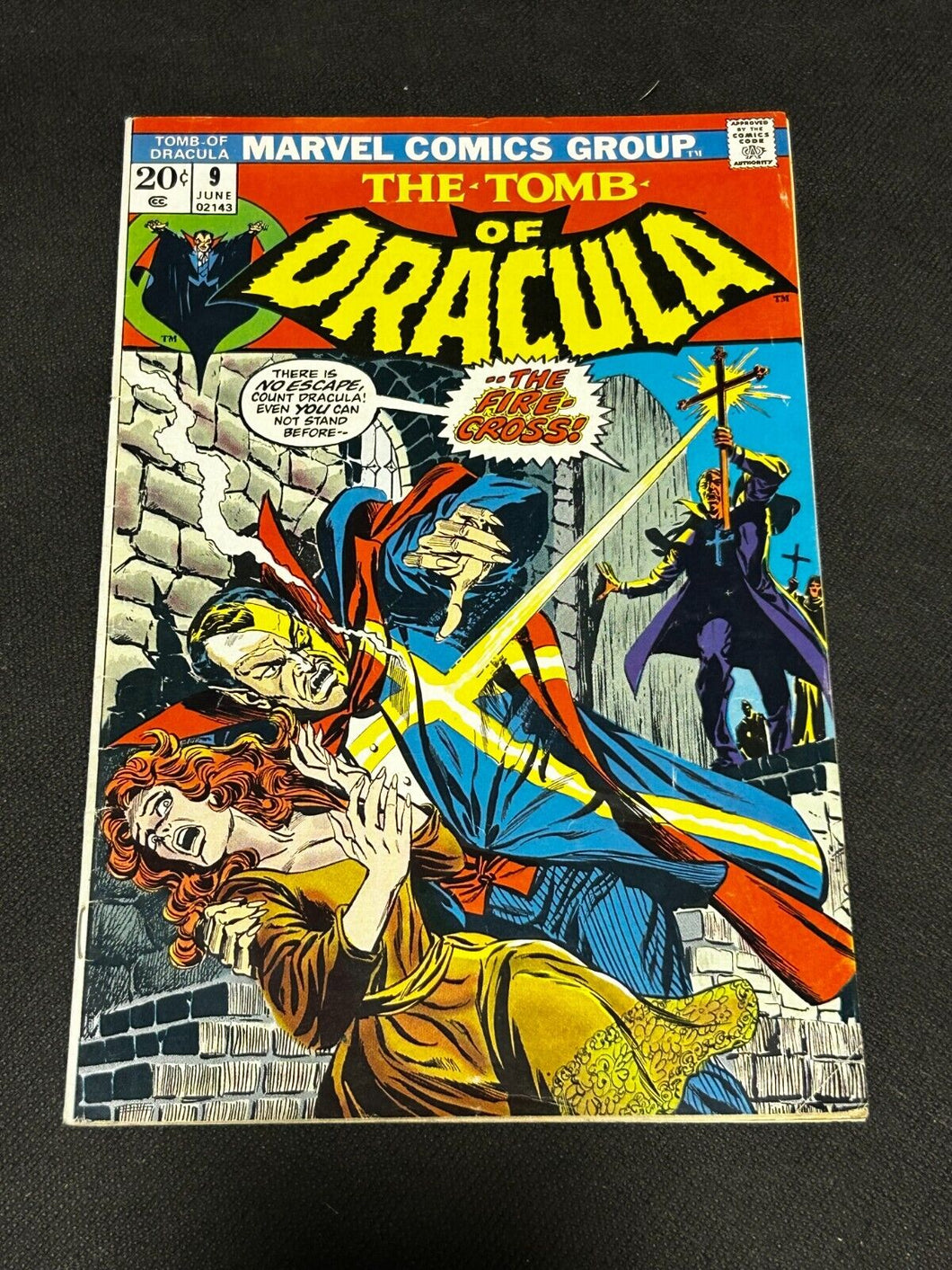 1973 Marvel Comics The Tomb of Dracula #9, VG-F