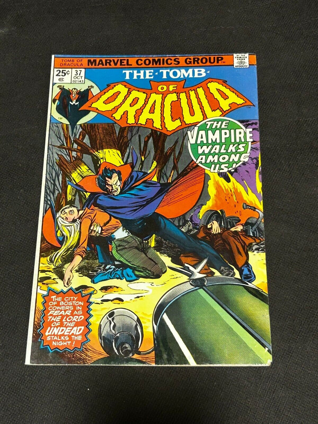 1975 Marvel Comics The Tomb of Dracula #37, VG