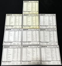 Load image into Gallery viewer, Vintage 1050 Chum30 Music Charts lot of 10 (G)
