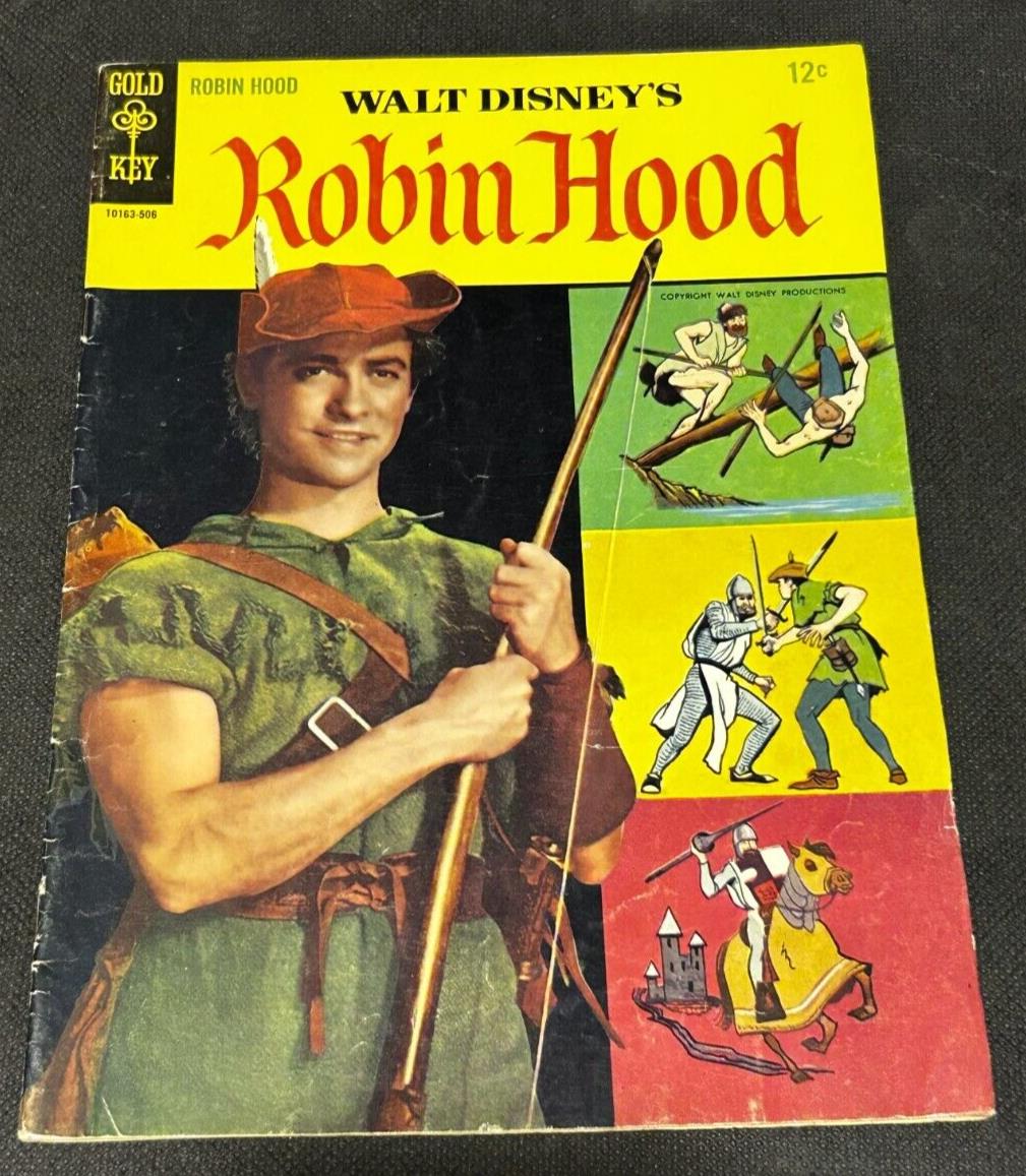 1965 Gold Key Comics Walt Disney's Robin Hood, VG