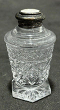 Load image into Gallery viewer, Sterling Silver and Cut Crystal lot of 9 pieces of Salt and Pepper shakers
