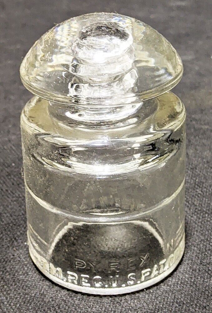 Vintage Pyrex CSA Glass Telegraph Insulator - Made in USA 41