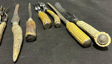 Load image into Gallery viewer, Lot of 12 Assorted Carving Knifes and Forks
