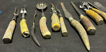 Load image into Gallery viewer, Lot of 12 Assorted Carving Knifes and Forks
