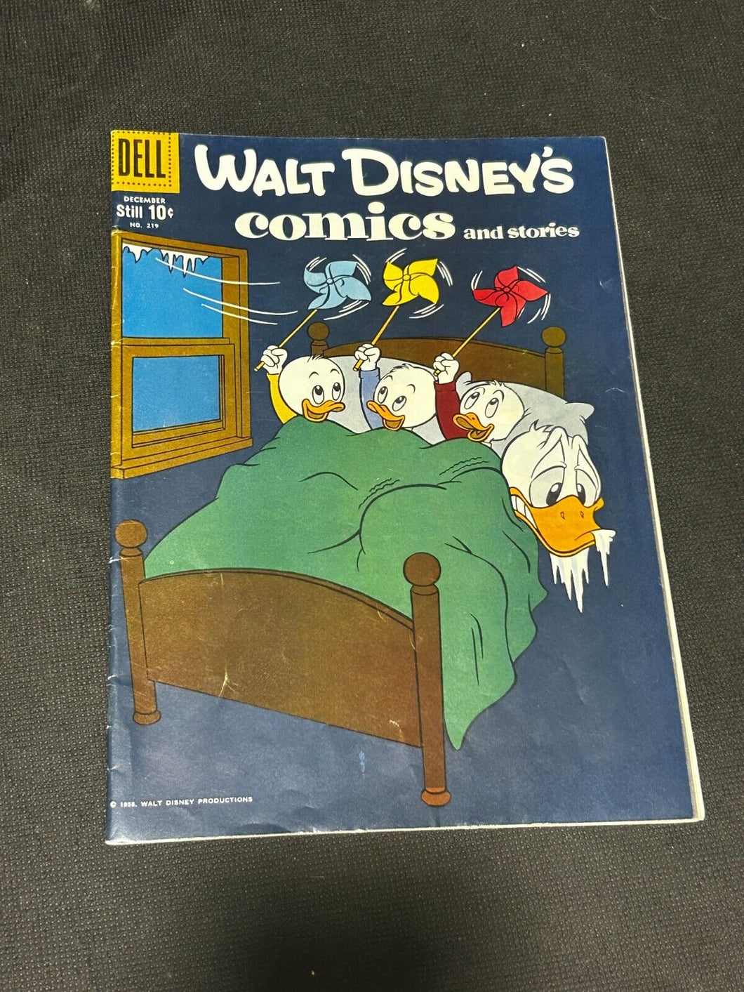 1958 Dell Comics Walt Disney's Comics and Stories #219, Fine+ 8.0
