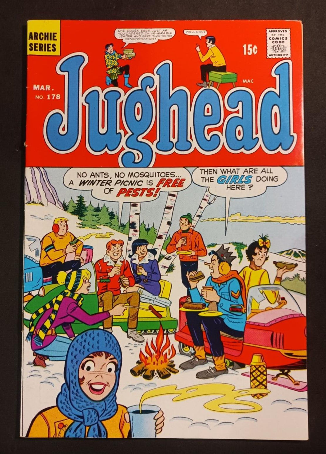1970 Jughead #178 Archie Series Comics FN/VF 7.0
