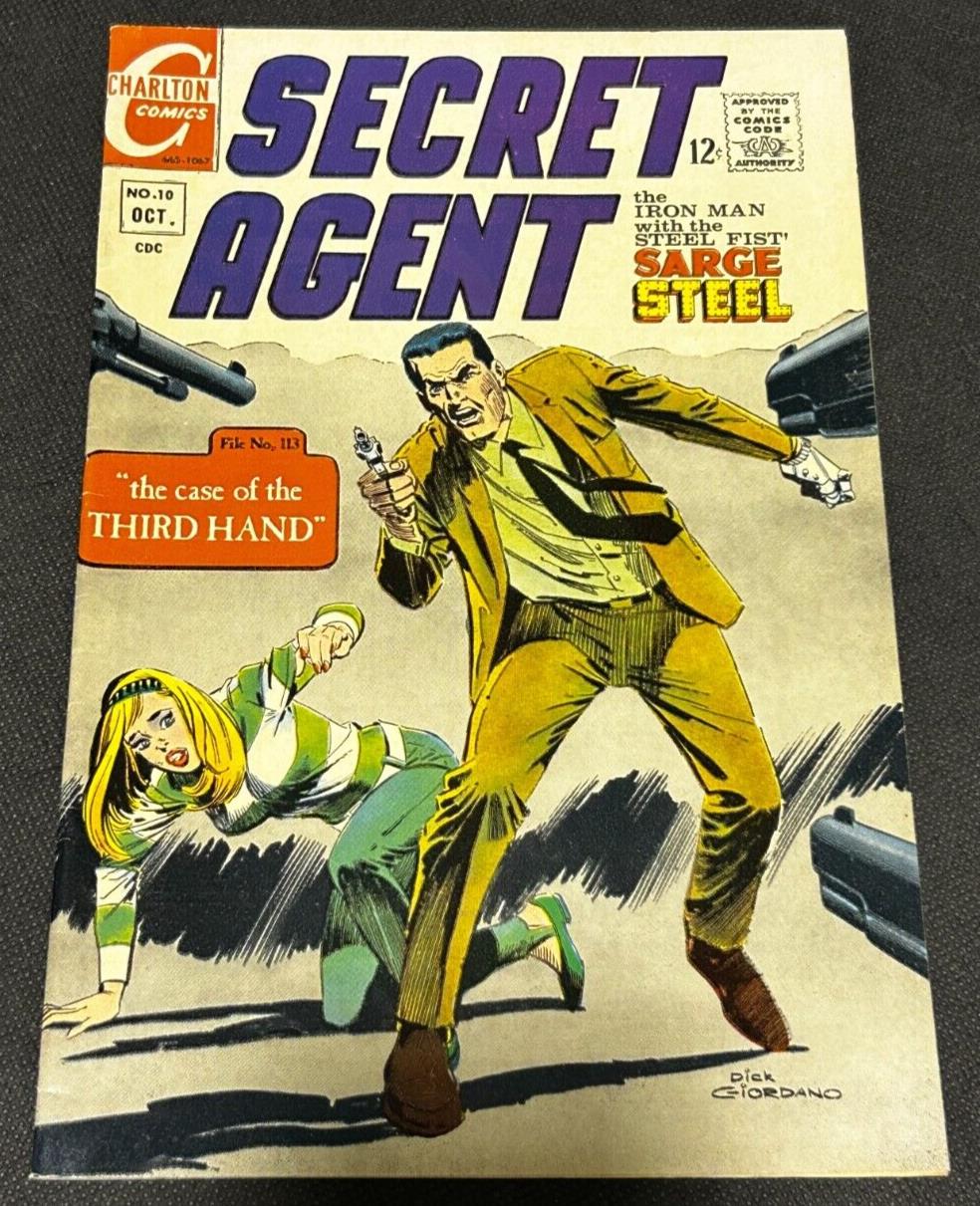 1967 Charlton Comics Secret Agent Issue 10, VF 8.0