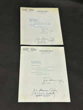 Load image into Gallery viewer, Sept 14 1948 John Sherman Cooper Senator of Kentucky Double Signed Letter, EX
