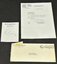 Load image into Gallery viewer, Sept 15 1949 Guy F Cordon Senator of Oregon Autograph with letter and cutout, EX
