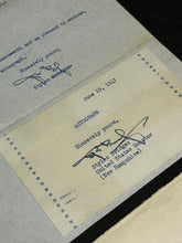 Load image into Gallery viewer, June 19 1947 Autograph of Henry Styles Bridges Senator Of New Hampshire, EX
