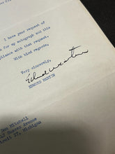 Load image into Gallery viewer, Sept 22 1947, Autograph of Edward Martin Senator of Pensylvania, EX

