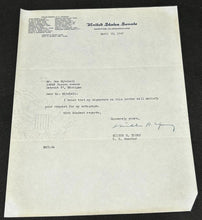Load image into Gallery viewer, April 15th 1947, Autograph Letter of Milton R. Young Senator of North Dakota, EX
