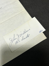 Load image into Gallery viewer, August 4th 1947, Autograph Letter of John J Williams Senator of Delaware, EX

