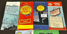 Load image into Gallery viewer, 1962 lot of 6 Maps, Travel, Motel Guides, EX

