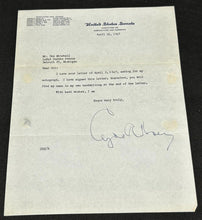 Load image into Gallery viewer, April 16th 1947, SIGNED letter by Clyde R.Hoey Senator of North Carolina, EX
