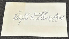 Load image into Gallery viewer, Signed Autograph Card of Ralph E. Flanders Senator of Vermont, EX
