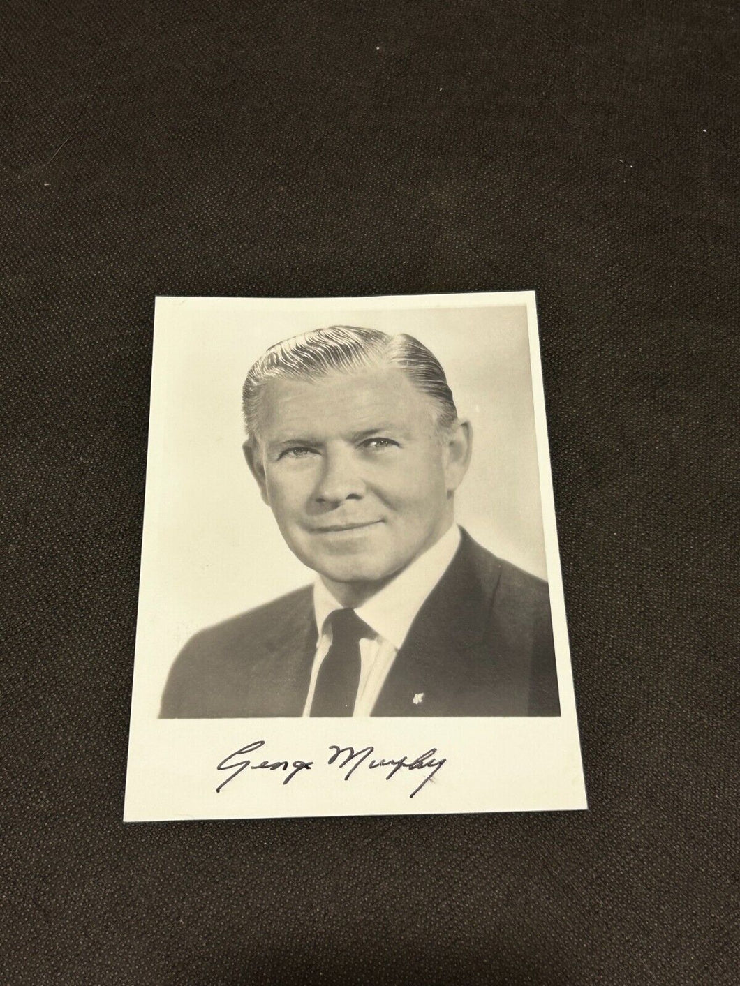 Signed Autograph Photograph of George Murphy Senator of California, EX