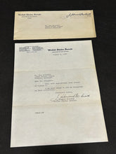 Load image into Gallery viewer, August 4th 1947 Autograph of J. Howard McGrath Senator of Rhode Island, EX
