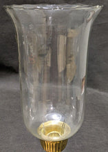 Load image into Gallery viewer, Decorative Gold Tone Based, Glass Cover Candle Stick Holder
