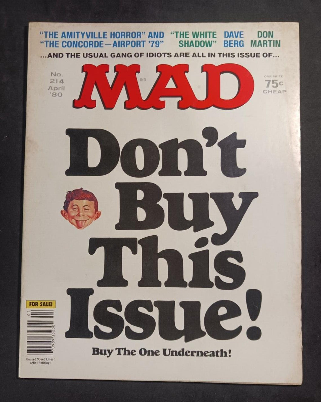 1980 April MAD Magazine #214 - Don't Buy This Issue! VF 8.0