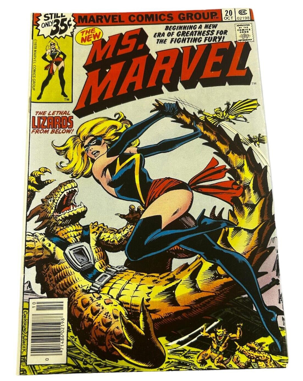1978 Marvel Comics Ms. Marvel Issue 20, High Grade