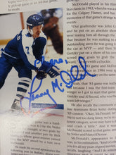 Load image into Gallery viewer, 2000 NHL Hockey All Star Game Program Signed by Lanny McDonald on Cover/Page 10
