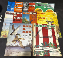 Load image into Gallery viewer, 1969 Rod and Gun in Canada Magazine lot of 12
