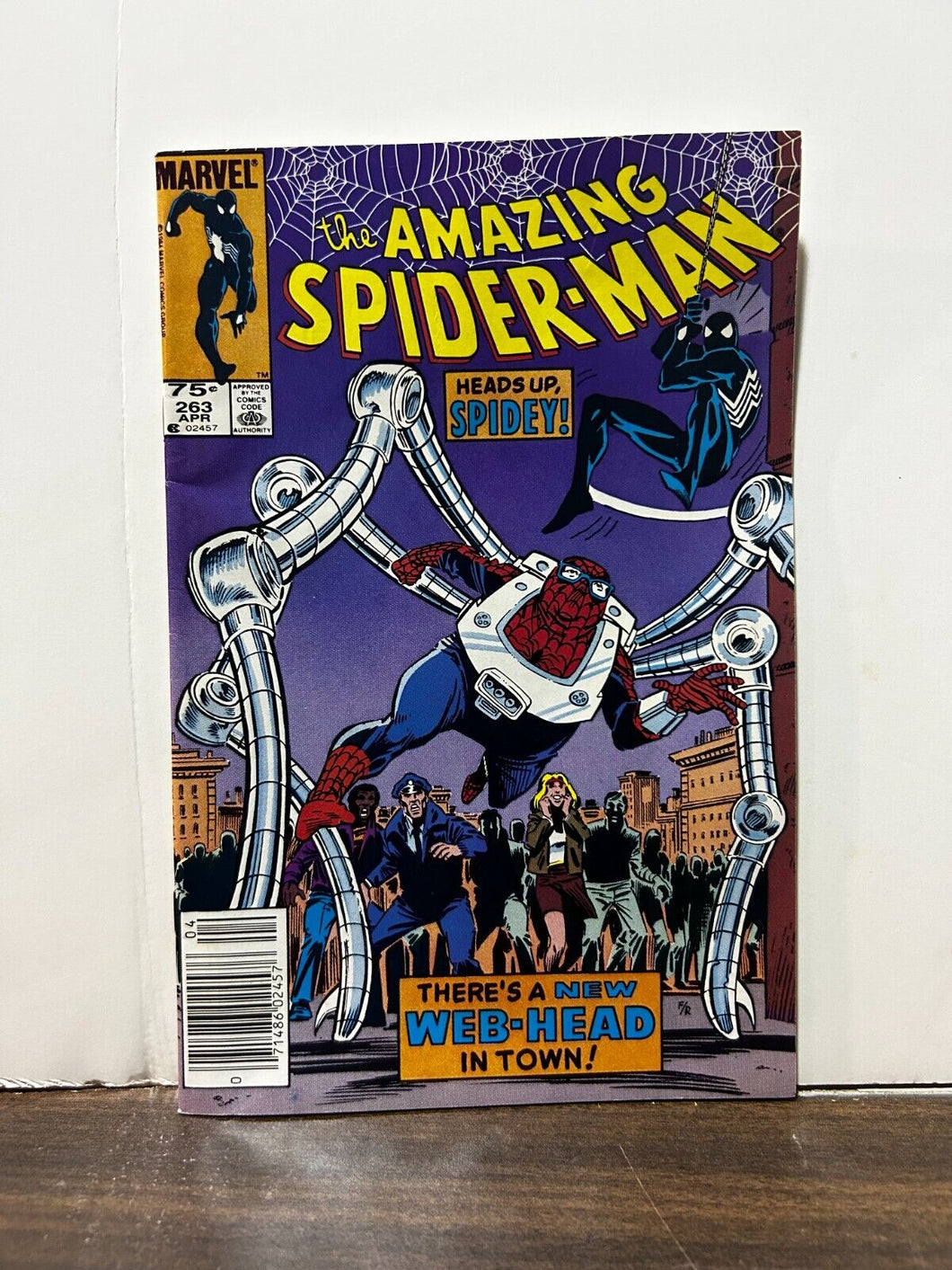 1984 Marvel Comics The Amazing Spider-Man #263, Canadian Price Variant