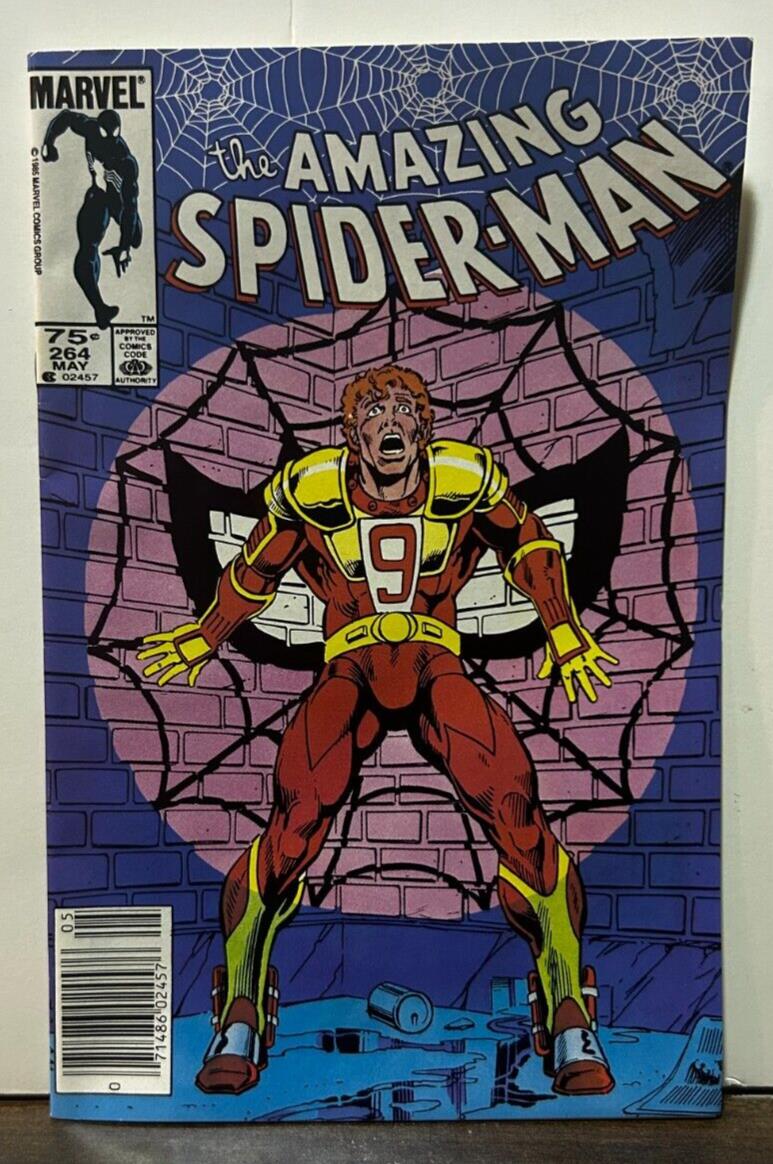 1985 Marvel Comics The Amazing Spider-man Issue 264, Canadian Price Variant