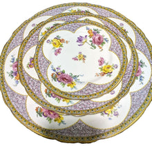 Load image into Gallery viewer, 2 x AYNSLEY Bone China 5 Pc. Place Settings - York Pattern
