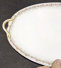 Load image into Gallery viewer, Vintage Limoges Haviland Oval Serving Platter - Small Rose Border
