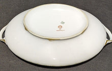 Load image into Gallery viewer, Vintage Limoges Haviland Covered Vegetable Dish - Small Rose Border
