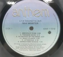 Load image into Gallery viewer, Live Magnetic Air by Max Webster (2017, 12&quot; Vinyl Record) Excellent
